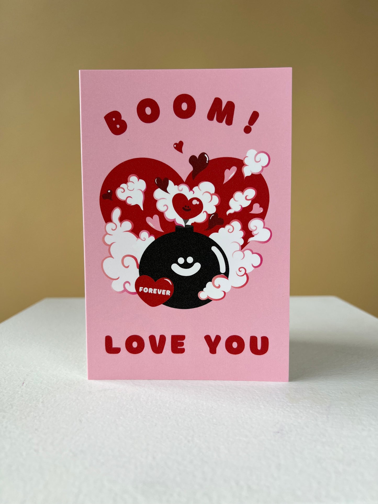 Lovebomb Greeting Card