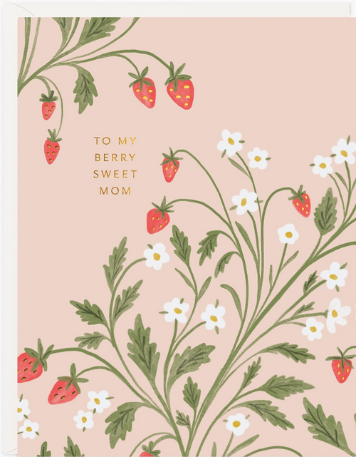 Berry Sweet Mom Greeting Card